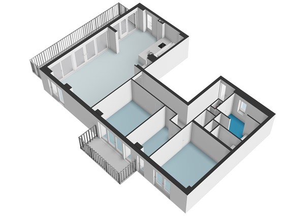 Floor plan - Coltbaan 23-35, 3439 NG Nieuwegein 
